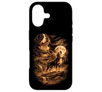 Bernese Mountain Dog Howling Berner Dog Fantasy Wilderness Case for iPhone 17