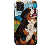 Bernese Mountain Dog In Sunny Field Of Flowers Case for iPhone 11 Pro Max