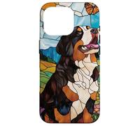 Bernese Mountain Dog In Sunny Field Of Flowers Case for iPhone 16 Pro