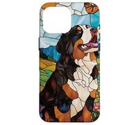 Bernese Mountain Dog In Sunny Field Of Flowers Case for iPhone 16 Pro Max