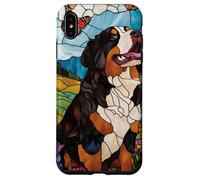 Bernese Mountain Dog In Sunny Field Of Flowers Case for iPhone XS Max