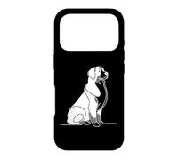 Bernese Mountain Dog Line Art Owner Case for iPhone 17 Pro