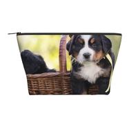 Bernese Mountain Dog Puppies, Toiletry Pouch Makeup Bag Cosmetic Bag Portable Travel Toiletry Bag