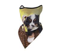 Bernese Mountain Dog Puppies Windproof Mask,Neck Gaiter Winter Motorcycle Face Cover