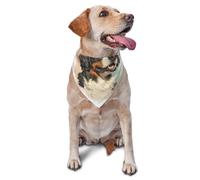 Bernese Mountain Dog Realistic Portrait BernerDog Bandanas Cat Puppy Scarfs Washable Pet Handkerchief