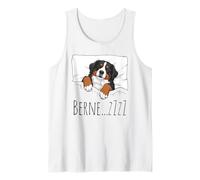 Bernese Mountain Dog Sleepshirt Pajamas Funny Pun Sleepwear Tank Top
