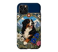 Bernese Mountain Dog Vintage Berner in the Alps Case for iPhone 11 Pro