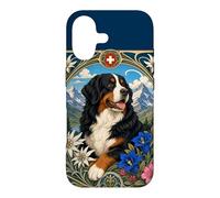 Bernese Mountain Dog Vintage Berner in the Alps Case for iPhone 17