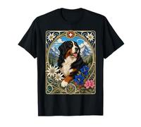 Bernese Mountain Dog Vintage Berner in the Alps T-Shirt