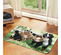 Bernese Mountain Dog,Waterproof Pet Feeding Mat,PU Leather Placemats for Cat Dog Water Bowl,Food Mats,40x60cm
