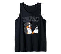 Bernese Mountain Dog Woke Up Sexy As Hell Funny Again Tank Top