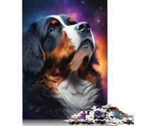 Bernese Mountain Galaxy Do Puzzles for Adults 500 Piece Puzzle for Teenager Age 12 Years Up Christmas Eve Gifts 500pcs (52x38cm)