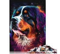 Bernese Mountain Galaxy Puzzle for Adults And Teenagers 1000 Pieces Paper Puzzles for Adults Puzzles for Teenagers Age 12 Years Up 38x26cm/1000pcs