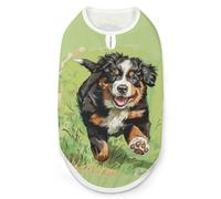 Bernese Mountain Puppies Dog And Cat Clothes Pet Summer Sleeveless T Shirt Basic Vest 2XL