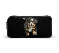 Bernese Mountain Puppies Pencil Case Large Aesthetic Stationery Bag Marker