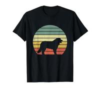 Bernese Mountain Retro Vintage 60s 70s Sunset Dogs Lovers Value Graphic T-Shirt, Men, Black, M