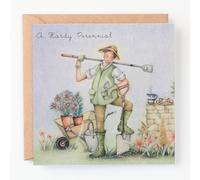 Berni Parker Gardening Card for him - A Hardy Perennial! from