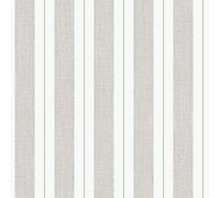 Bernice Stripe Wallpaper Greige Muriva N05617