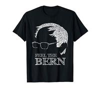 Bernie 2020 - Feel The Bern Bernie Sanders Glasses Wig Funny T-Shirt