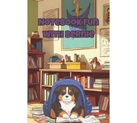 Bernie’s Notebook Fun - Backpack Chaos (Grid): Creative school notebook with comic-style cover - grid pages for math and drawing