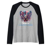 Bernie Sanders Grassroots America Political Cool Eagle Raglan Baseball Tee