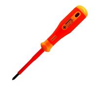 Bernstein 14-692 VDE Cross-Recess Screwdriver PZ Size 1 80mm
