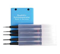 Bernstein 4-380 Watchmaker's Screw Driver Set Plastic Set of 5 in Plastic Box