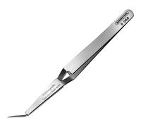 Bernstein 5-058 SMD Cross Tweezers Selflocking Bent Pointed 120mm