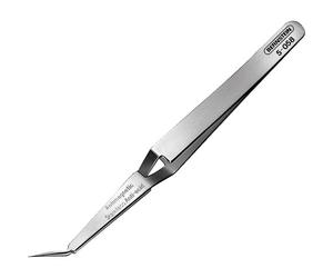 Bernstein 5-058 SMD Cross Tweezers Selflocking Bent Pointed 120mm