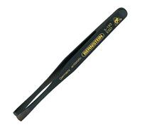 Bernstein 5-193 ESD Tweezers 120mm Straight-Flat-Wide Tips