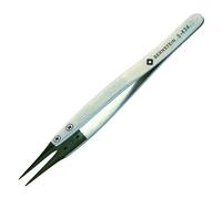 Bernstein "Carbofib" Tips Tweezers 125mm Very Fine Rounded Tips
