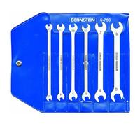 Bernstein Double Open-Ended Wrench Set In Plastic Case - 6 Piece