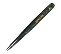 Bernstein ESD Tweezers 120mm Straight V Sharp Pointed Grip Surface Offset 5-195