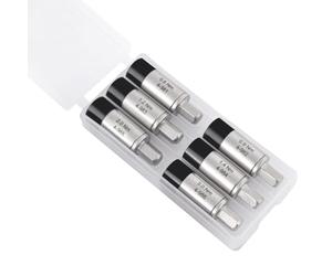 Bernstein Torque Adapter Set 6 Pieces 0.6-3.0 Nm for 1/4 Inch Bits Screw Tool Adapter Set Alloy Steel HRC 43-48
