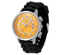 BERNY Automatic Mechanical Dive Watch for Men Self Winding Sport Silicon Strap Wristwatches Waterproof 20ATM Sapphire Glass Scratch Resistant Super Luminous