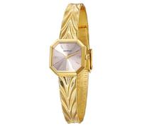 BERNY Gold Watch for Women Quartz Watch Irregular Square Dial Fashion Timepiece Water-Resistant Bracelet Watch