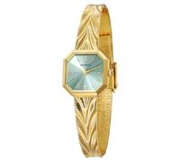 BERNY Gold Watch for Women Quartz Watch Irregular Square Dial Fashion Timepiece Water-Resistant Bracelet Watch
