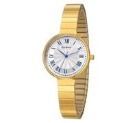 BERNY Gold Watches for Women Vintage Wrist Watch Ladies Analog Quartz Watches with All Stainless Steel Expansion Band 3ATM Waterproof Roman Indices