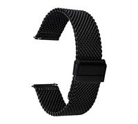BERNY Mesh Watch Band Quick Release Watch Strap Milanese Stainless Steel Mesh Bracelet Band for Replacement, Easy Resize Watch Clasp