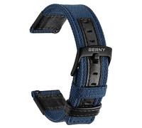 BERNY Nylon Watch Band Premium Woven Nylon Watch Strap Quick Release Watch Bracelet for Men And Women -20mm,22mm,24mm