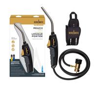 Bernzomatic BZ8250HT Reach Hose Torch, Trigger-Start Hose Torch with Included Holster for Fuel Canister