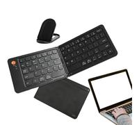 BERO Folding Keyboard - Foldable Travel Keyboard, Foldable Keyboard for Business Travel, Laptops, Tablets and Smartphones, Easy- up to 3 Devices