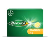 Berocca Energy Effervescent Tablets Mango Flavour 45 Tablets