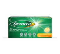 Berocca Energy Effervescent Tablets Orange 30 Tablets