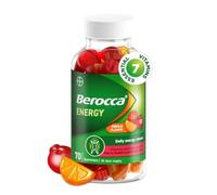 Berocca Energy Gummies - Vitamins B6, B12, Vitamin C & Coenzyme Q10 - Daily Energy Release & Tiredness Support - Multivitamin Supplement for Adults, Men & Women - 70 Gummies