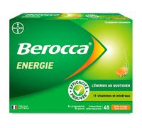 Berocca Energy Orange Flavour 45 Effervescent Tablets