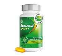 Berocca Energy Tablets with B Vitamins, Magnesium, Zinc & CoQ10-95 Tablets