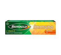 Berocca Immuno Effervescent Tablets - Including Vitamin D, C, A, B6, B9, B12, Selenium, Zinc and Iron - Multivitamin Immune System Support for Men & Women - 11 Vitamins and Minerals - 15 Tablets