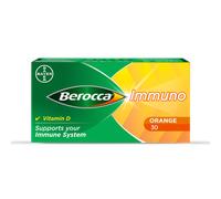 Berocca Immuno Effervescent Tablets Orange Flavour 30 Tablets