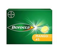 Berocca Vitamin C Effervescent Mango Flavour Tablets, Pack of 45